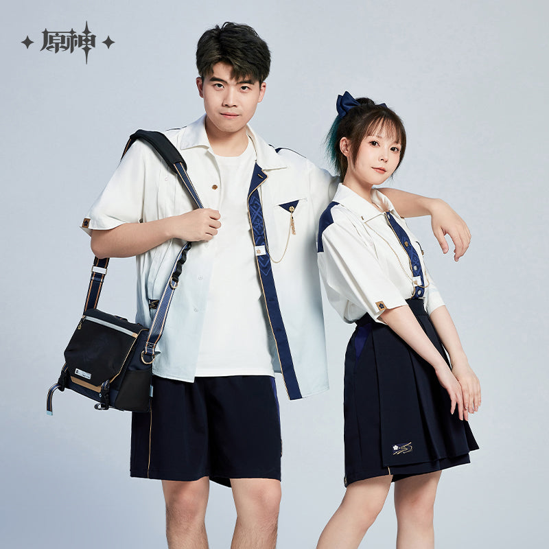 原神 Genshin Impact Kamisato Ayaka Theme Short Sleeve Shirt