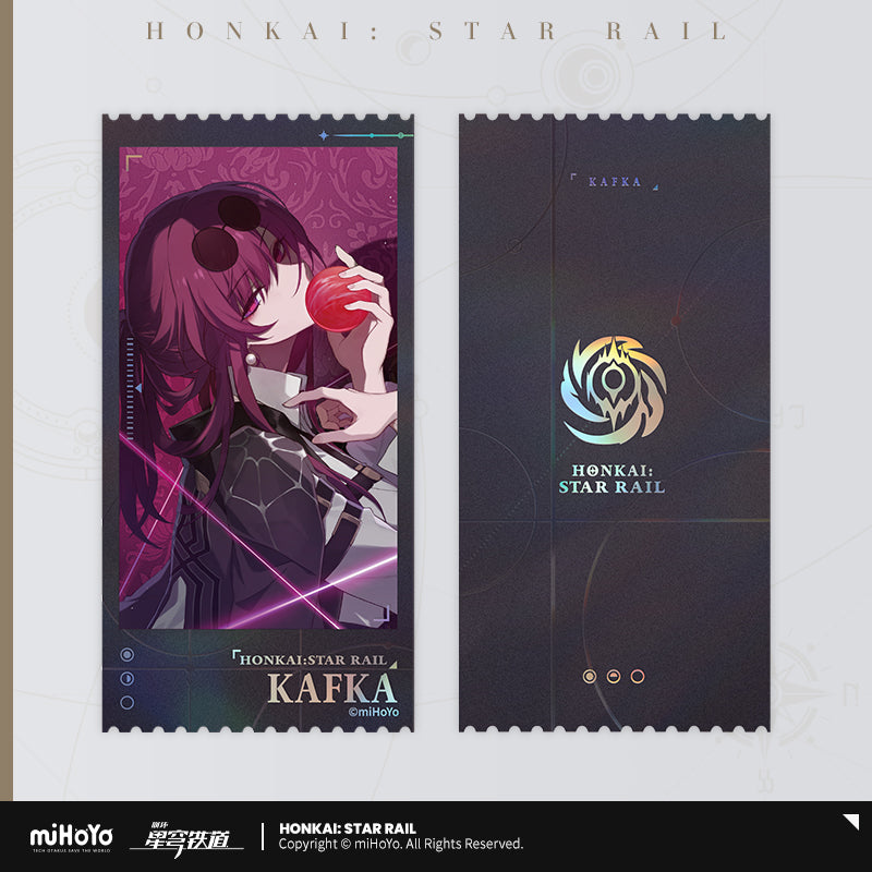 崩坏：星穹铁道 Honkai: Star Rail Countdown Series Holographic Ticket Set of 7