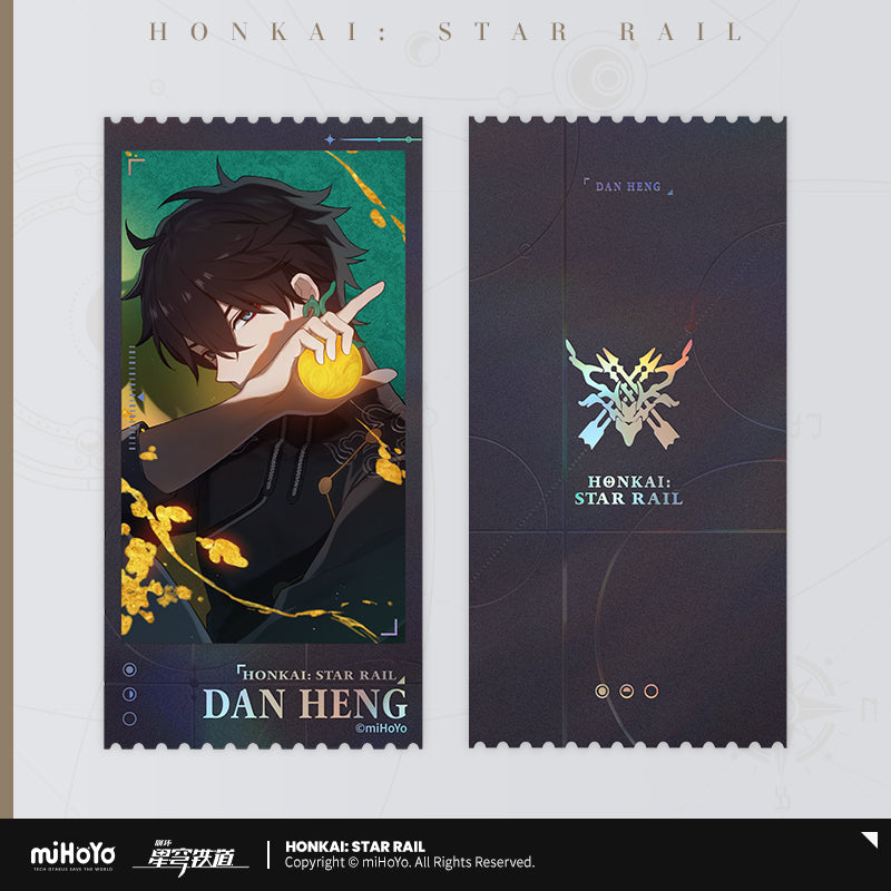 崩坏：星穹铁道 Honkai: Star Rail Countdown Series Holographic Ticket Set of 7