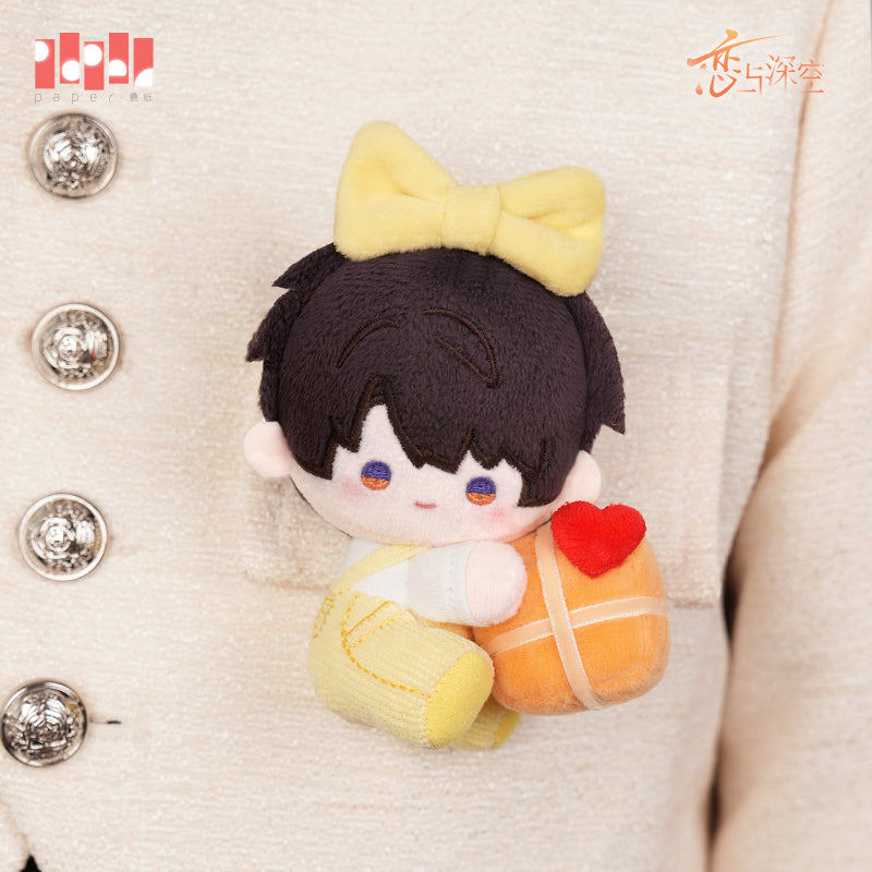 恋与深空 Love and Deepspace Caleb 2025 Birthday No Return Night Plush Keychain