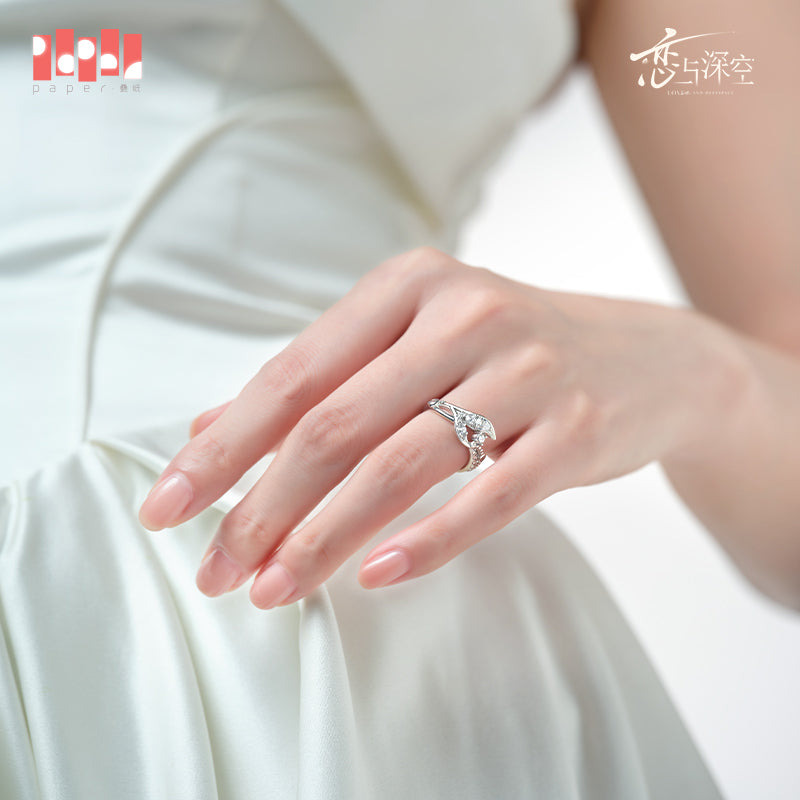 恋与深空 Love and Deepspace Of Days And Forever Series Ring Coiled Devotion Rafayel