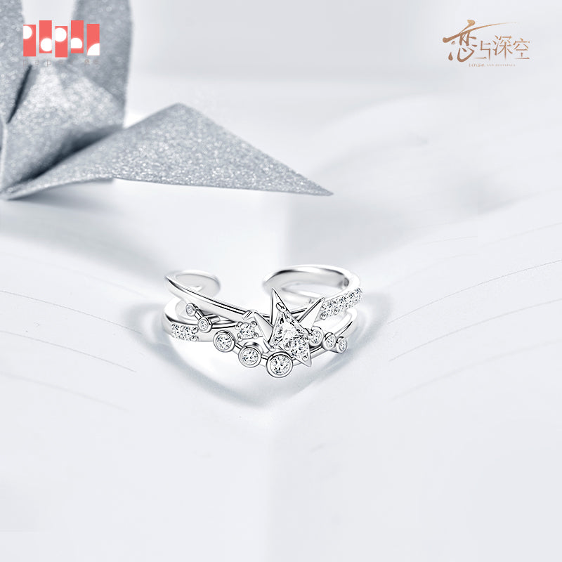 恋与深空 Love and Deepspace Of Days And Forever Series Ring Homeward Crane Caleb