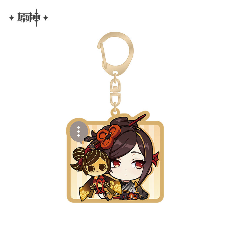 原神 Genshin Impact Chibi Stickers Acrylic Keychain Chiori