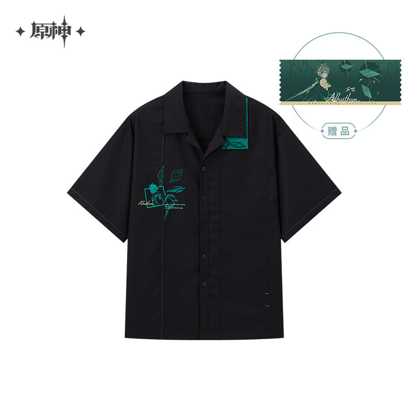原神 Genshin Impact Sumeru F4 Theme Alhaitham Short Sleeve Shirt