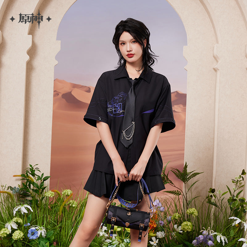 原神 Genshin Impact Sumeru F4 Theme Cyno Short Sleeve Shirt