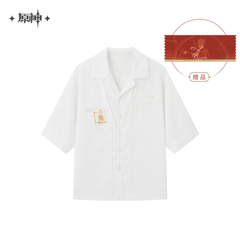 原神 Genshin Impact Sumeru F4 Theme Kaveh Short Sleeve Shirt