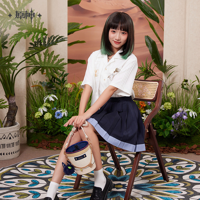 原神 Genshin Impact Sumeru F4 Theme Tighnari Short Sleeve Shirt