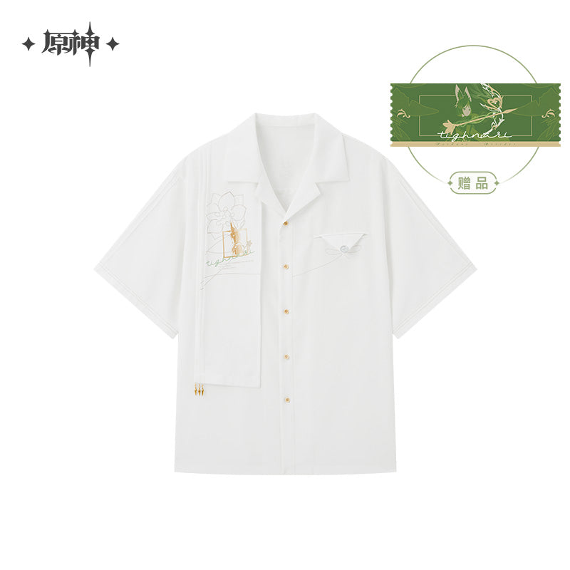 原神 Genshin Impact Sumeru F4 Theme Tighnari Short Sleeve Shirt