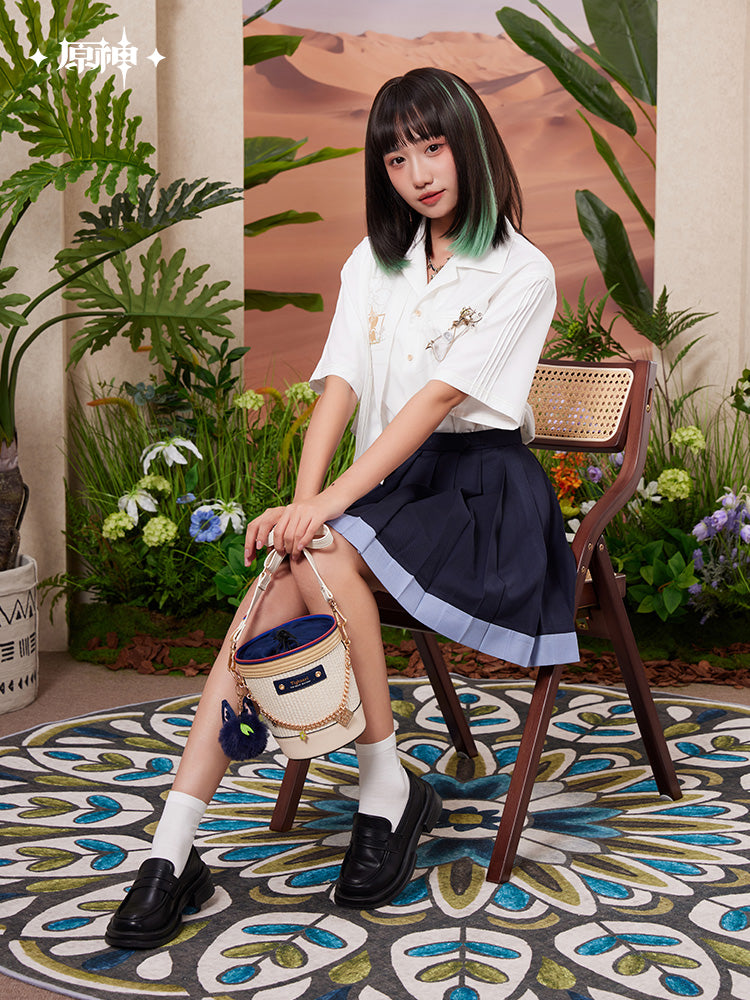 原神 Genshin Impact Sumeru F4 Theme Tighnari Raffia Bucket Bag