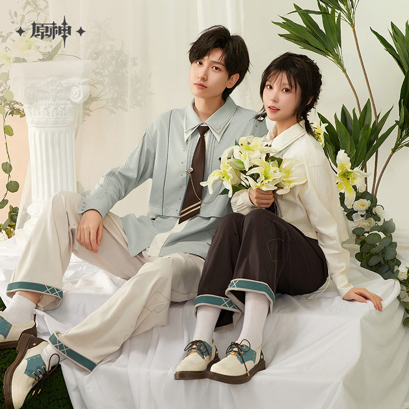 原神 Genshin Impact Venti Theme Oxford Shoes