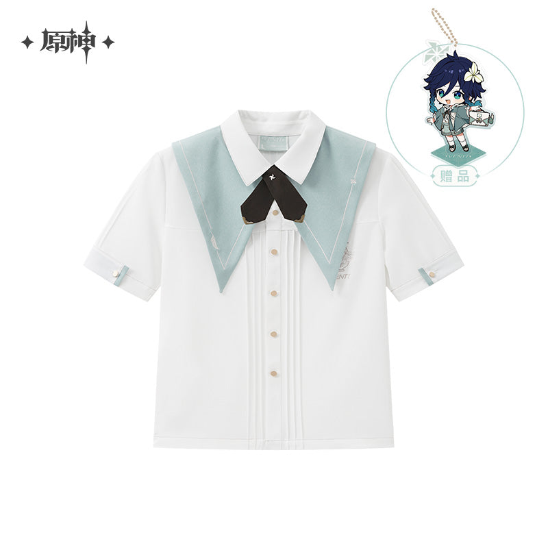 原神 Genshin Impact Venti Theme Short Sleeve Shirt