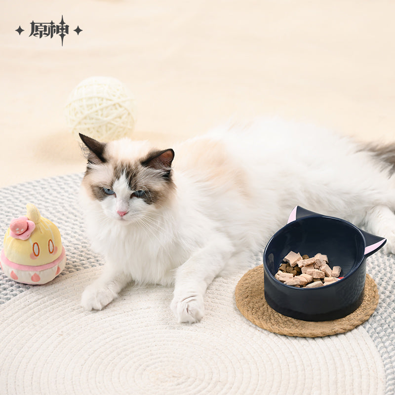 原神 Genshin Impact Wanderer Scarameow Theme Ceramic Pet Bowl