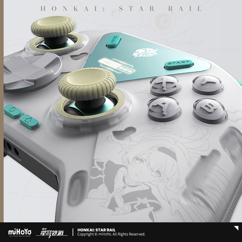 崩坏：星穹铁道 Honkai: Star Rail Force Feedback Elite Controller Controller with Pouch and Metallic Badge and Charging Pod