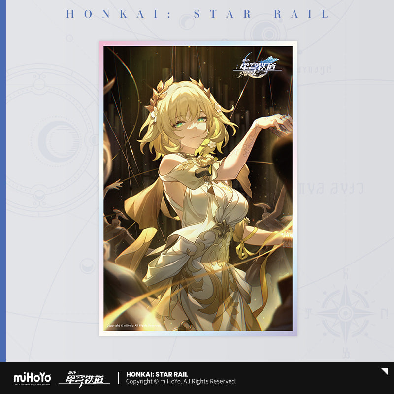 崩坏：星穹铁道 Honkai: Star Rail Light Cone Series Acrylic Shikishi Time Woven Into Gold