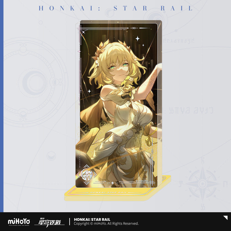 崩坏：星穹铁道 Honkai: Star Rail Light Cone Series Quicksand Acrylic Stand Time Woven Into Gold