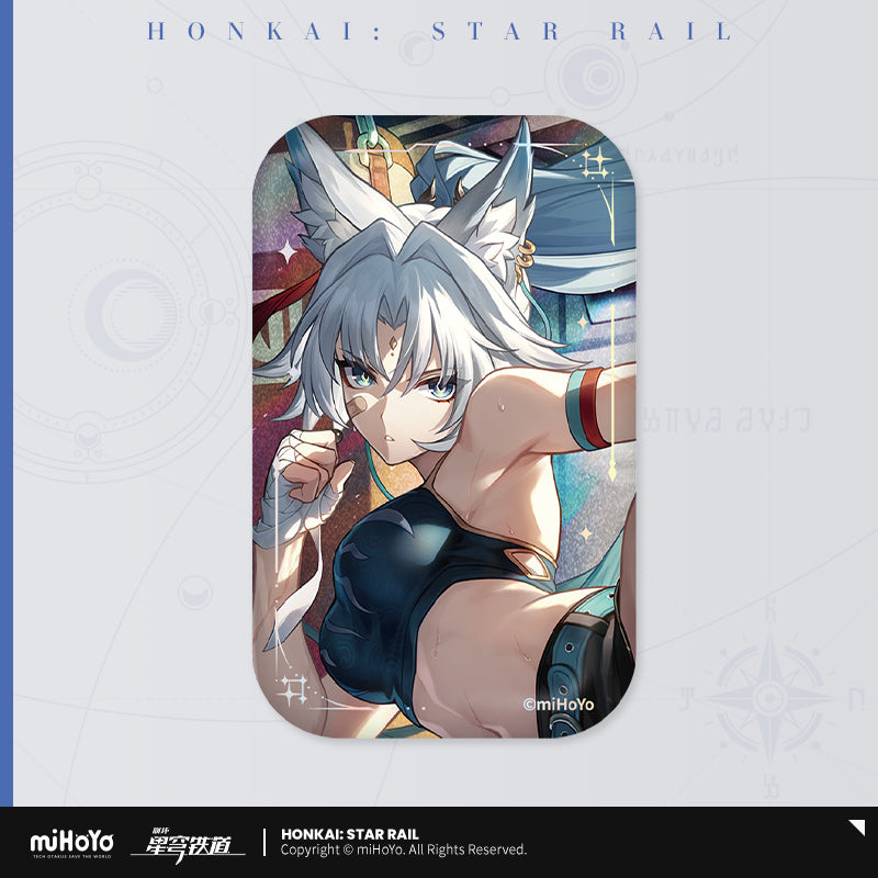 崩坏：星穹铁道 Honkai: Star Rail Light Cone Series Tinplate Badge Sweat Now, Cry Less