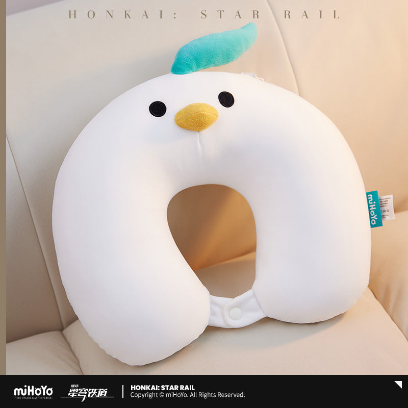 崩坏：星穹铁道 Honkai: Star Rail Qingque U-shaped Pillow Bird Plush Toy