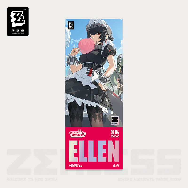 绝区零 Zenless Zone Zero New Eridu Garden Party Holographic Ticket Set