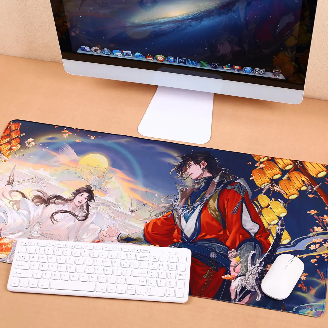 天官赐福 Heaven Offical's Blessing Manhua Look at the Clouds & Moon Large Tablemat