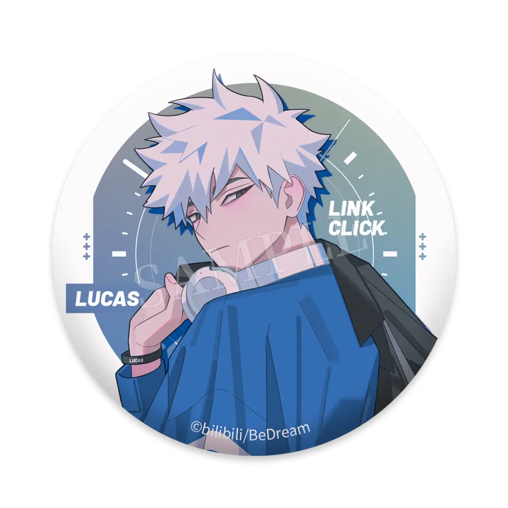时光代理人 Link Click Moment of Leap Badge Lu Guang / Lucas