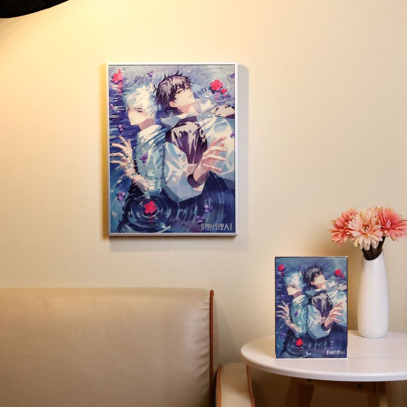 时光代理人 Link Click II Broadcast Commemorate Reflections in the Tranquility Metal Frame Poster