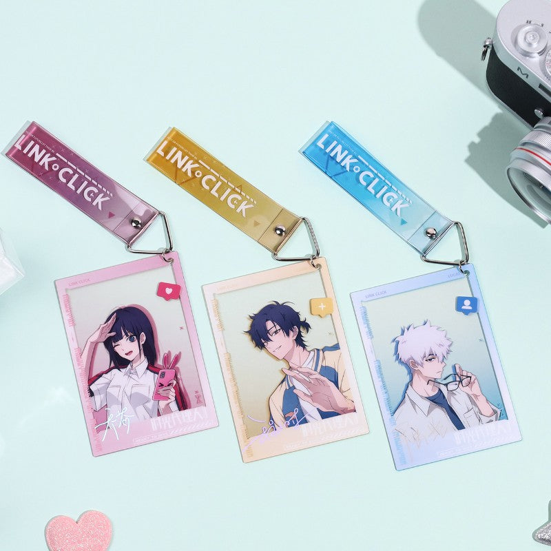 时光代理人 Link Click II Broadcast Commemorate Finger Freeze Acrylic Selfie Keychain Cheng Xiaoshi / Charles