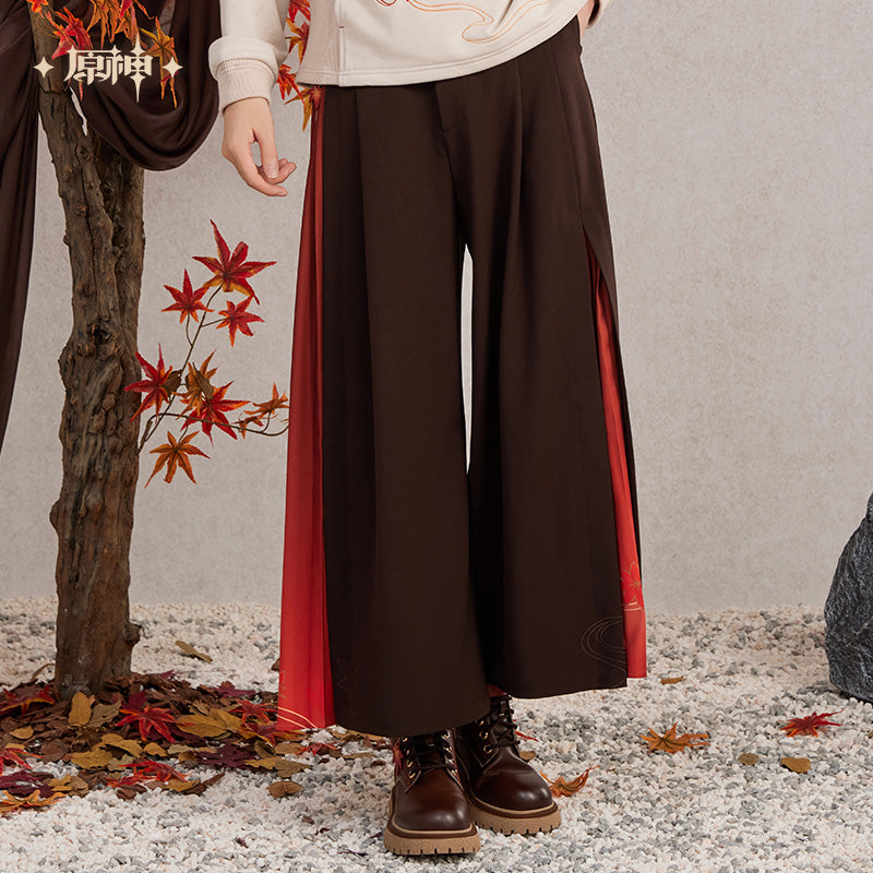 原神 Genshin Impact Kaedehara Kazuha Theme Wide-leg Trousers