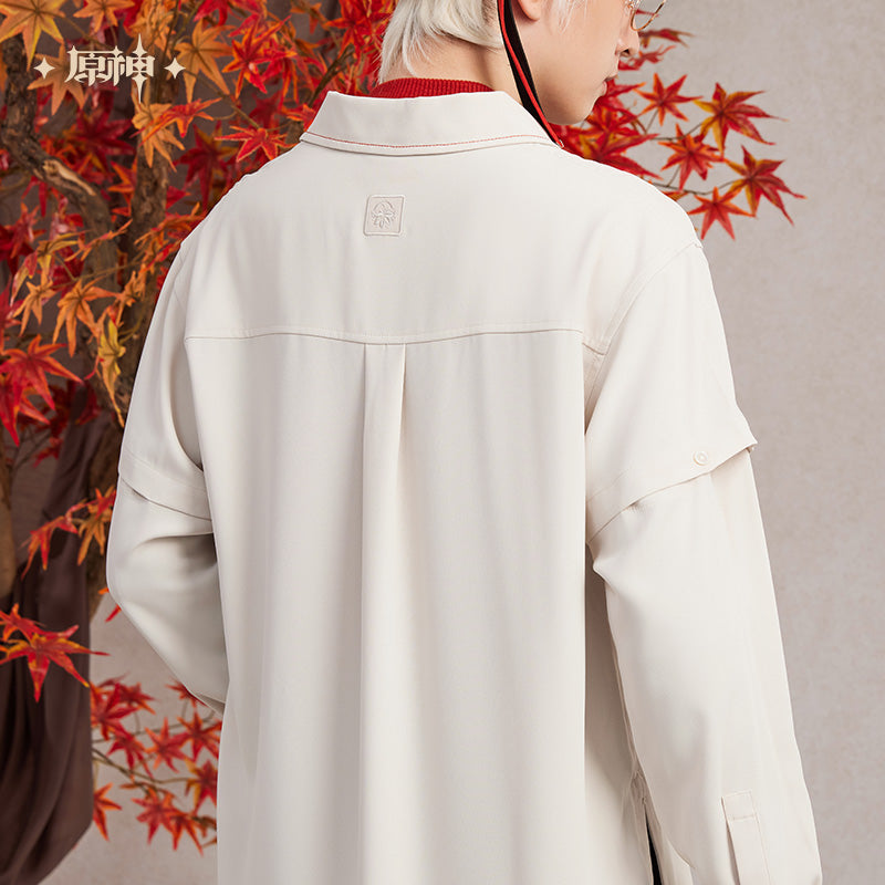 原神 Genshin Impact Kaedehara Kazuha Theme Fitted Knit with Outer Shirt