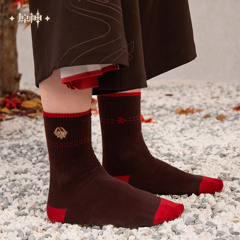 原神 Genshin Impact Kaedehara Kazuha Theme Socks (3 Pairs)
