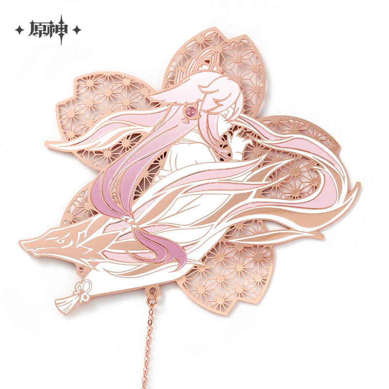 原神 Genshin Impact Yae Miko Theme Metallic Bookmark