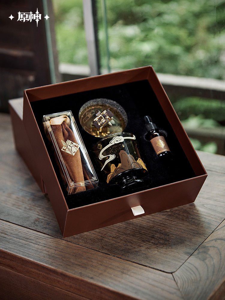 原神 Genshin Impact Zhongli Theme Crystal Stone Diffuser Gift Set