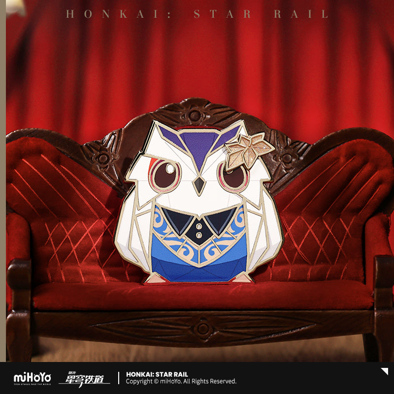 崩坏：星穹铁道 Honkai: Star Rail Owlbert's Parlour Metallic Badge Dr. Ratiowl