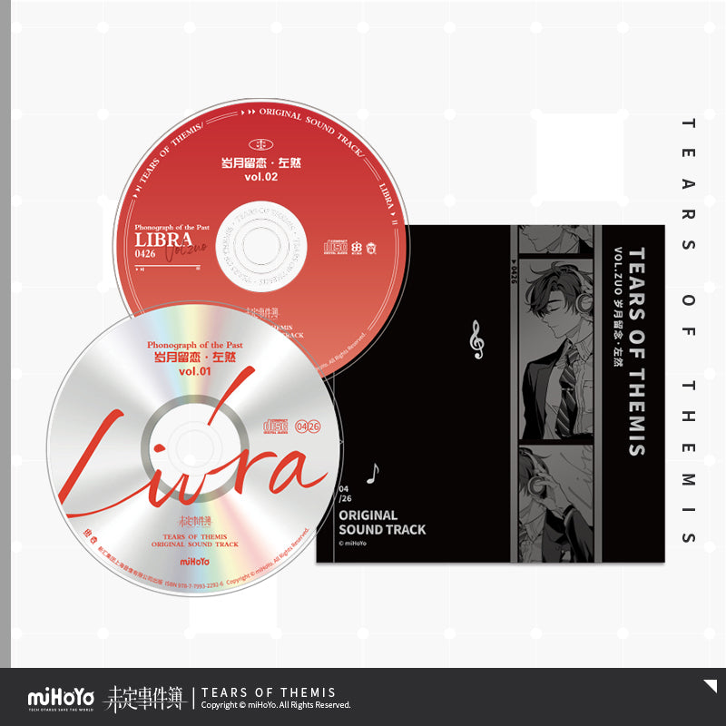 未定事件簿 Tears of Themis Vinyl OST Love upon Wings in Your Heart Zuo Ran