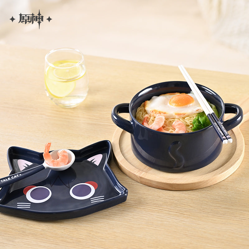 原神 Genshin Impact Wanderer Scarameow Theme Ceramic Bowl Set