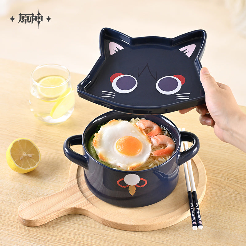 原神 Genshin Impact Wanderer Scarameow Theme Ceramic Bowl Set