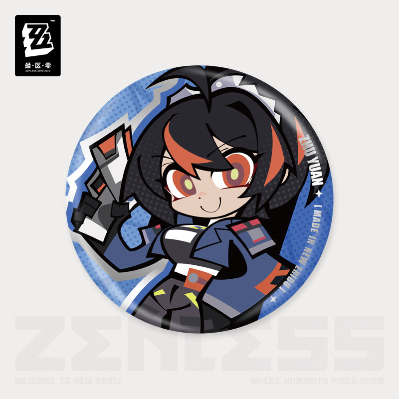 Jacob Ridu 绝区零 Zenless Zone Zero New Ridu Chibi Badge Criminal Investigation Spec