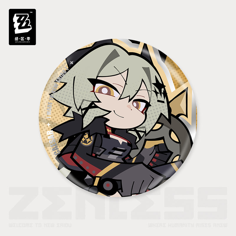 绝区零 Zenless Zone Zero New Ridu Chibi Badge Sons of Calydon Caesar King