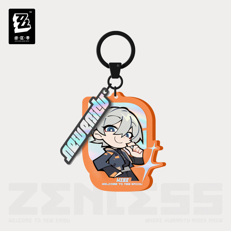 绝区零 Zenless Zone Zero New Ridu Chibi Acrylic Keychain RandomPlay Wise