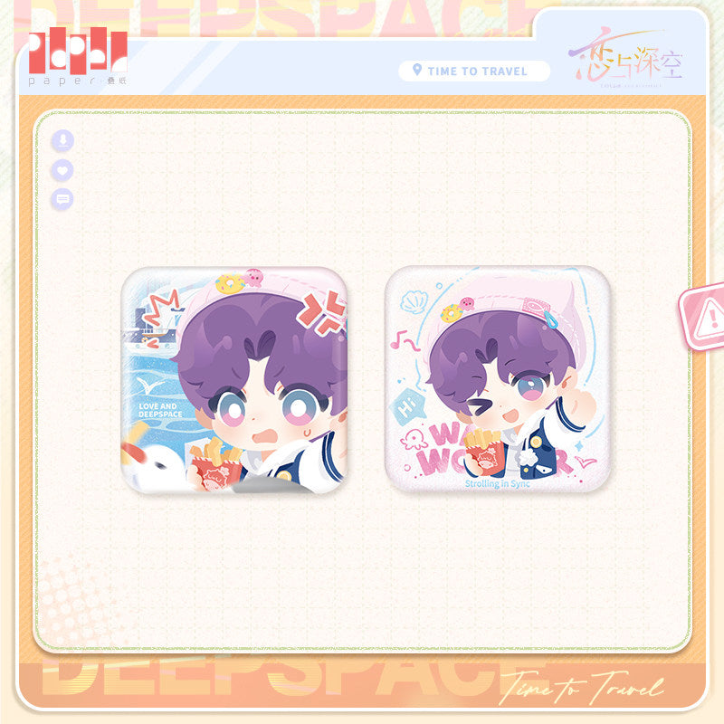 恋与深空 Love and Deepspace Time to Travel Mini Badge Set
