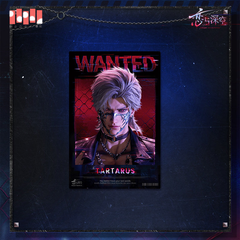 恋与深空 Love and Deepspace Tomorrow's Catch-22 WANTED Poster