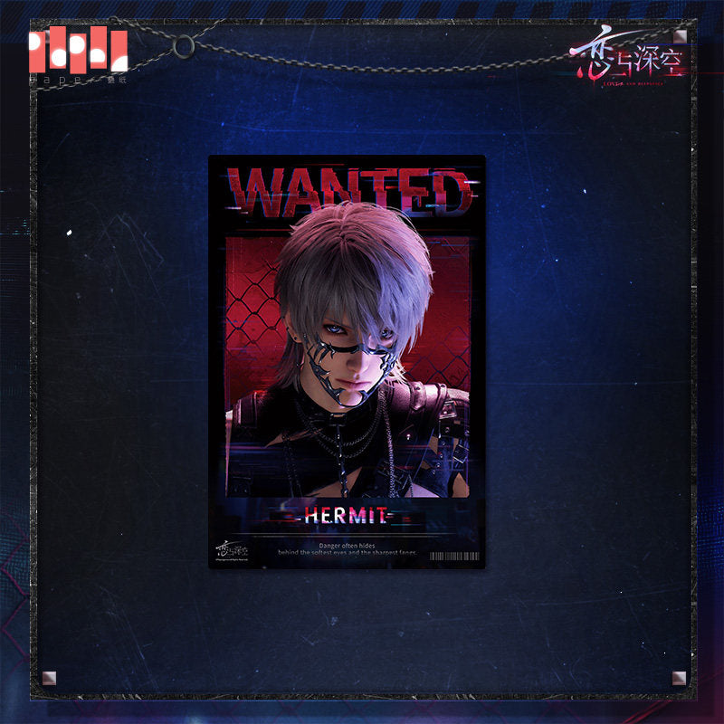 恋与深空 Love and Deepspace Tomorrow's Catch-22 WANTED Poster