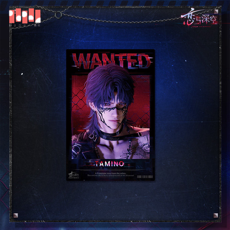 恋与深空 Love and Deepspace Tomorrow's Catch-22 WANTED Poster