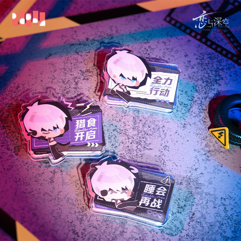 恋与深空 Love and Deepspace Forbidden Area Acrylic Clip Set of 3