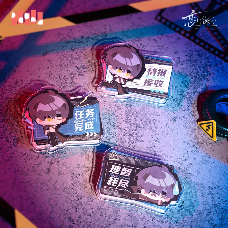 恋与深空 Love and Deepspace Forbidden Area Acrylic Clip Set of 3