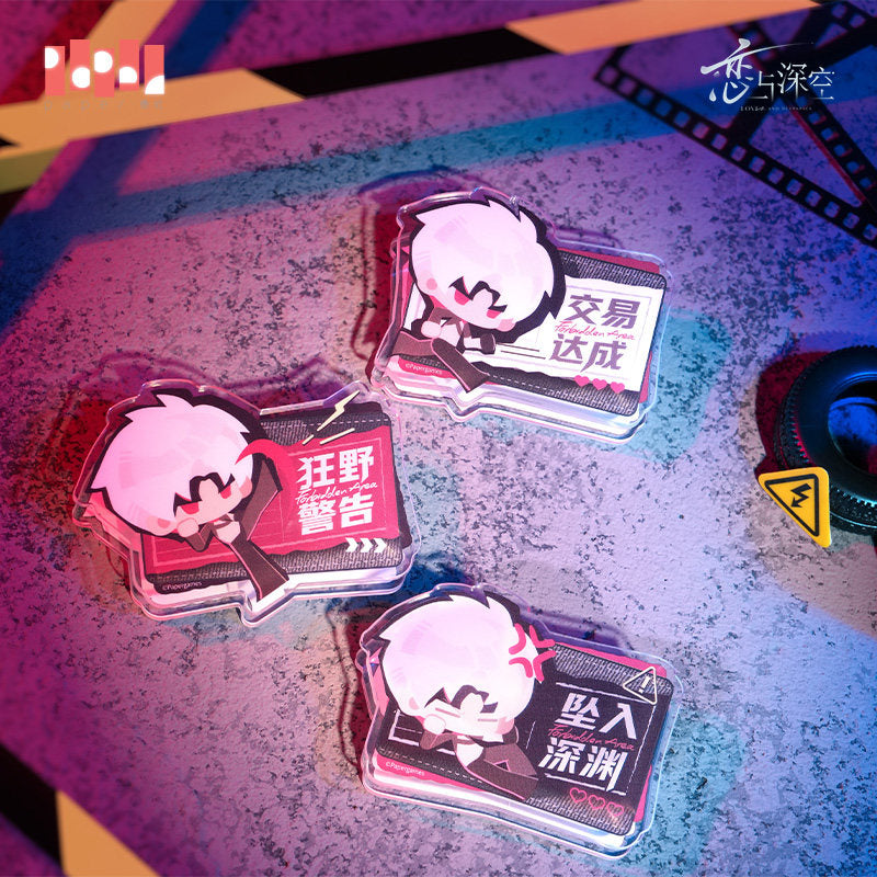 恋与深空 Love and Deepspace Forbidden Area Acrylic Clip Set of 3