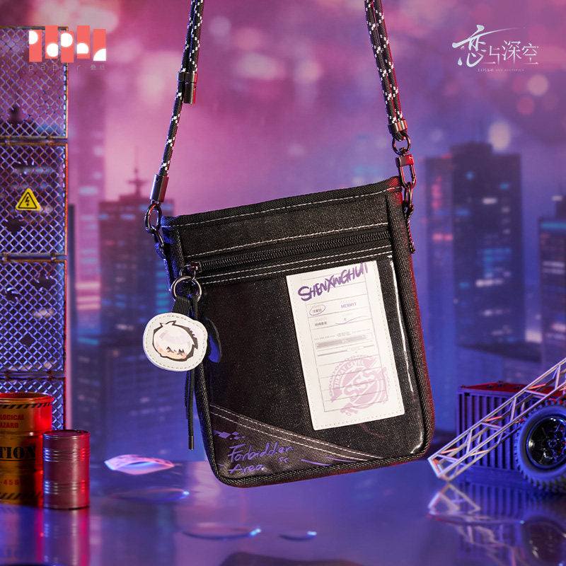 恋与深空 Love and Deepspace Forbidden Area Denim Crossbody Bag