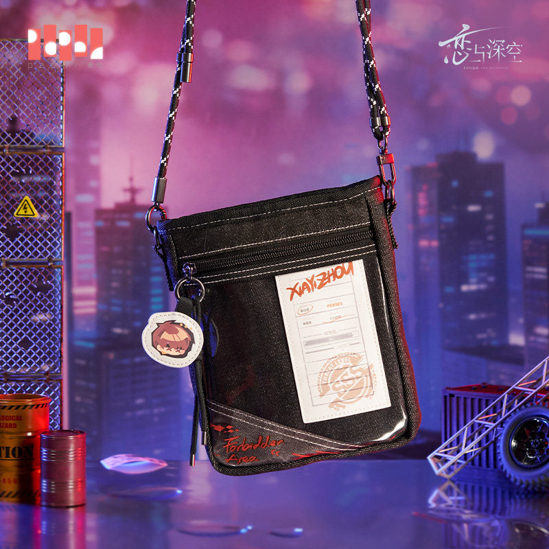 恋与深空 Love and Deepspace Forbidden Area Denim Crossbody Bag