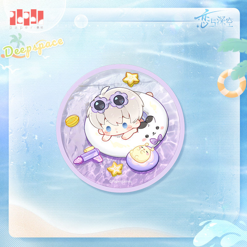 恋与深空 Love and Deepspace Floating Light Break Oiling Coaster