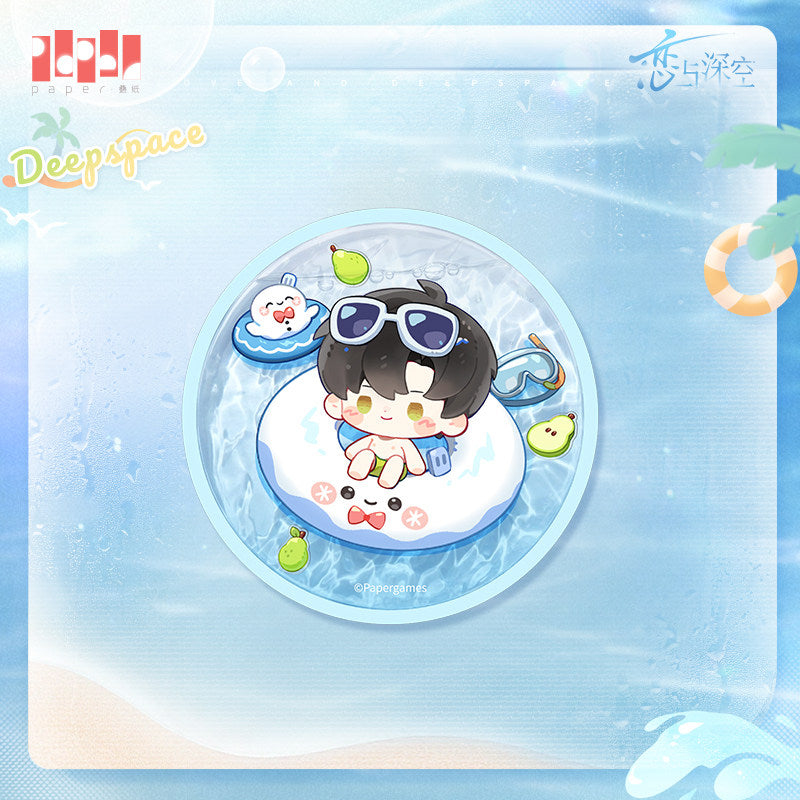 恋与深空 Love and Deepspace Floating Light Break Oiling Coaster