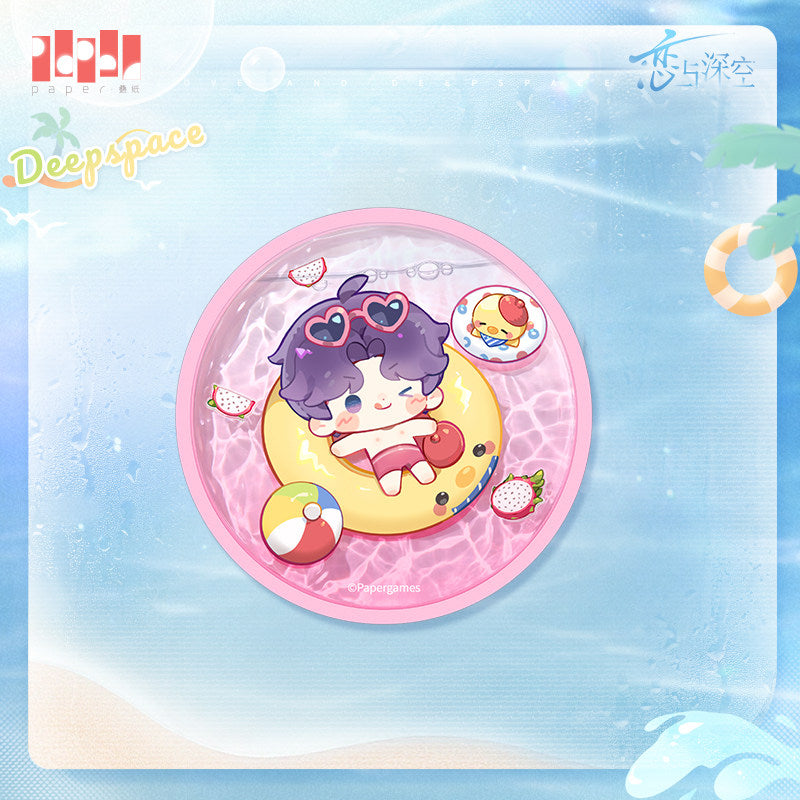 恋与深空 Love and Deepspace Floating Light Break Oiling Coaster